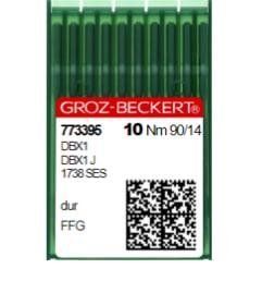 Игла швейная промышленная для легких и средних тканей GROZ BECKERT DB*1 № 90 FFG/SES 1547 фото