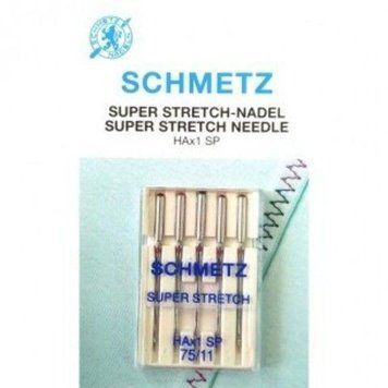 Игла швейная промышленная SUPER STRETCH HAX1 SP VMS №5-75 (5 шт/уп) 974 фото