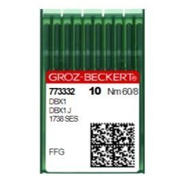 Игла швейная промышленная для легких и средних тканей GROZ BECKERT DB*1 № 60 FFG/SES 1554 фото