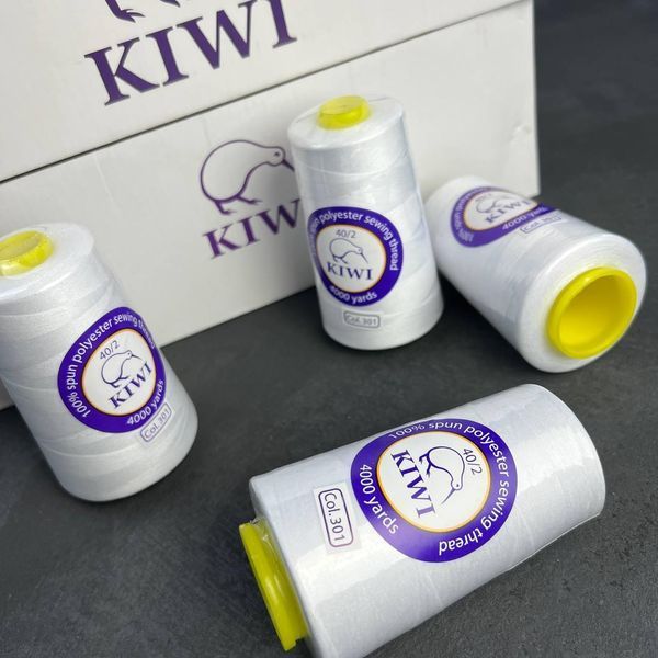 Нитки Kiwi № 301 2157 фото
