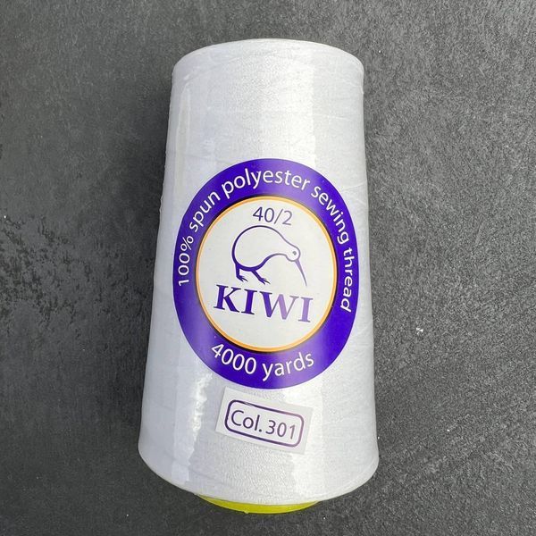 Нитки Kiwi № 301 2157 фото