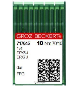 Игла швейная промышленная для средних и тяжелых тканей GROZ BECKERT DP*5 № 70 FFG/SES 1559 фото