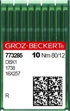 Игла швейная промышленная для легких и средних тканей GROZ BECKERT DB*1 № 80 R 966 фото