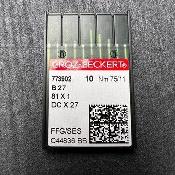 Игла швейная промышленная для оверлока GROZ BECKERT B27/DC*27 №75 FFG/SES 1546 фото